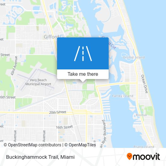 Mapa de Buckinghammock Trail
