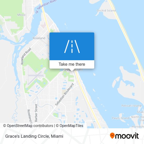 Grace's Landing Circle map