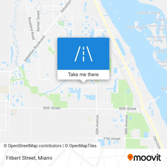 Filbert Street map