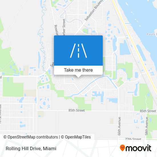 Mapa de Rolling Hill Drive