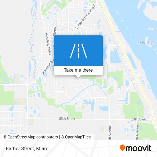 Mapa de Barber Street