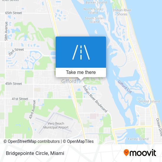Mapa de Bridgepointe Circle