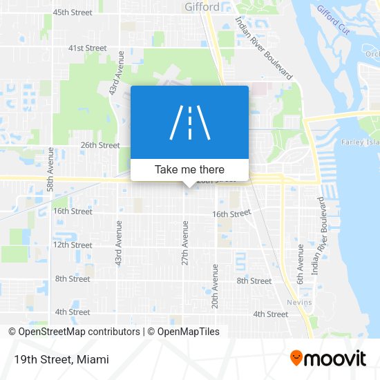 Mapa de 19th Street