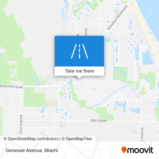 Mapa de Genesee Avenue