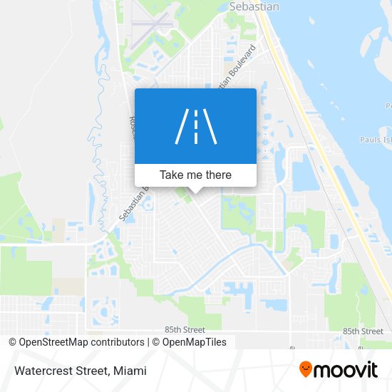 Mapa de Watercrest Street