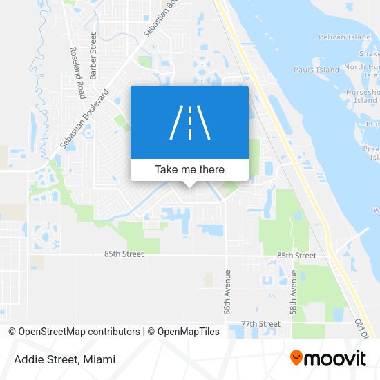 Mapa de Addie Street