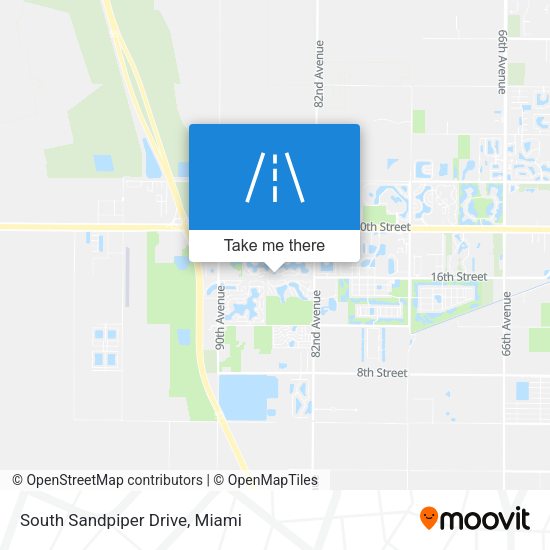 South Sandpiper Drive map