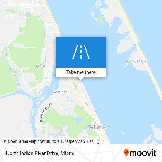 Mapa de North Indian River Drive