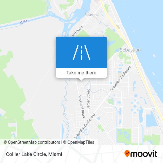 Mapa de Collier Lake Circle