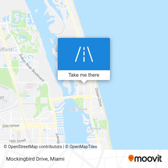 Mockingbird Drive map