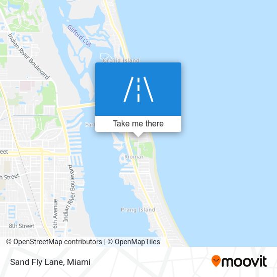 Mapa de Sand Fly Lane