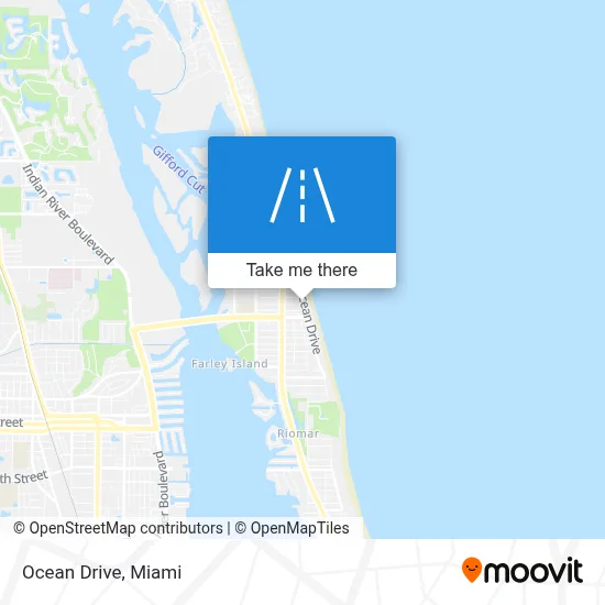 Ocean Drive map