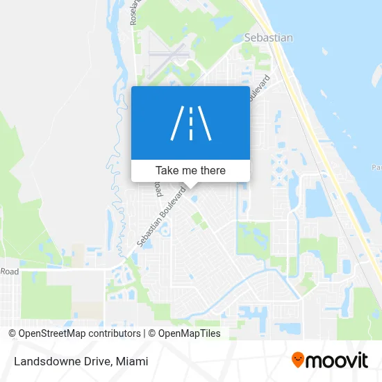 Landsdowne Drive map