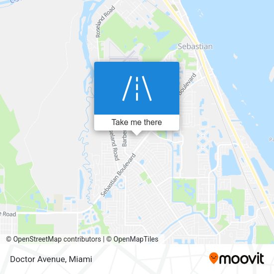 Doctor Avenue map