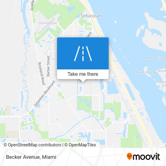 Mapa de Becker Avenue