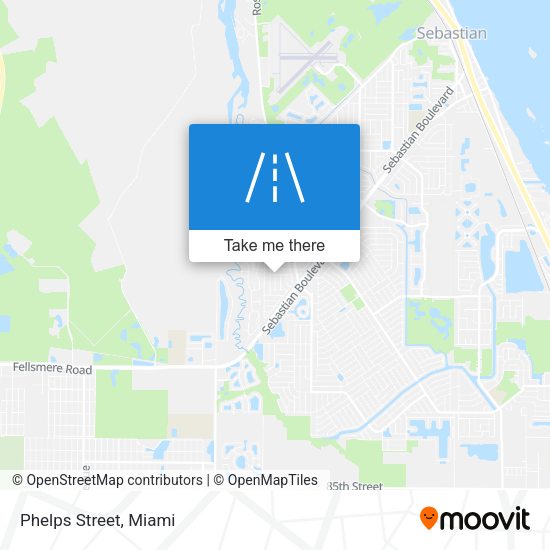 Mapa de Phelps Street