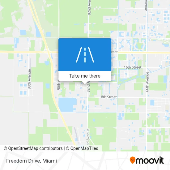 Freedom Drive map