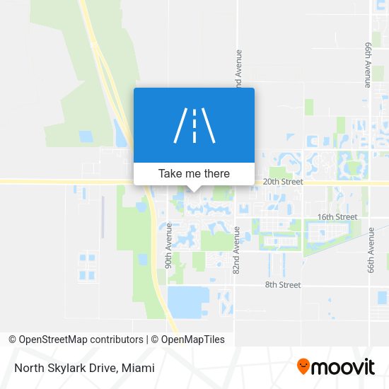 Mapa de North Skylark Drive