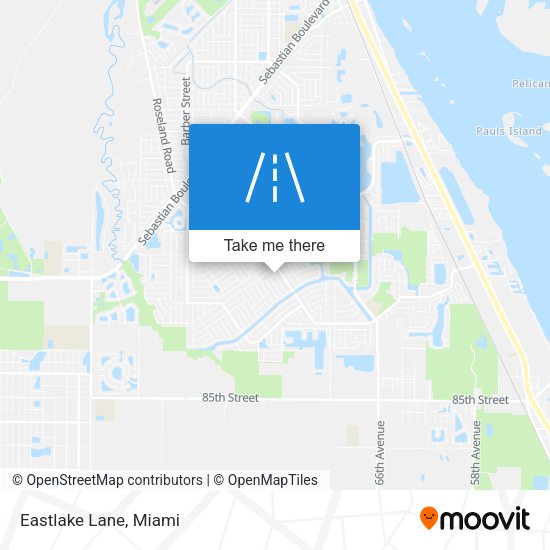 Mapa de Eastlake Lane