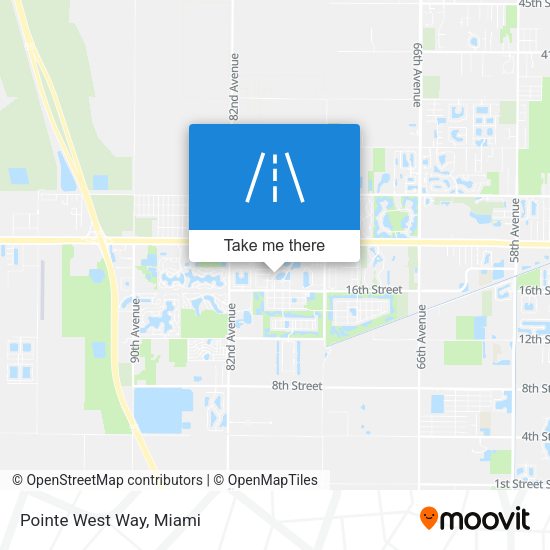 Mapa de Pointe West Way