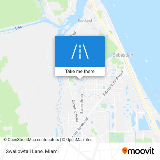 Swallowtail Lane map