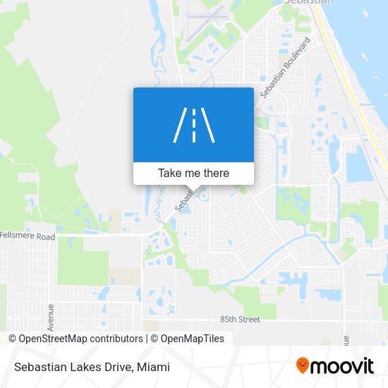 Mapa de Sebastian Lakes Drive