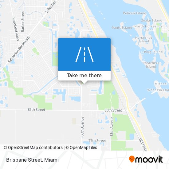 Brisbane Street map