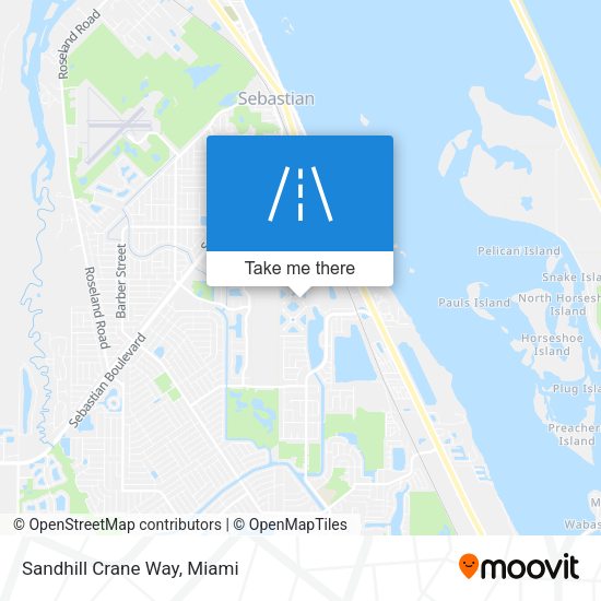 Mapa de Sandhill Crane Way