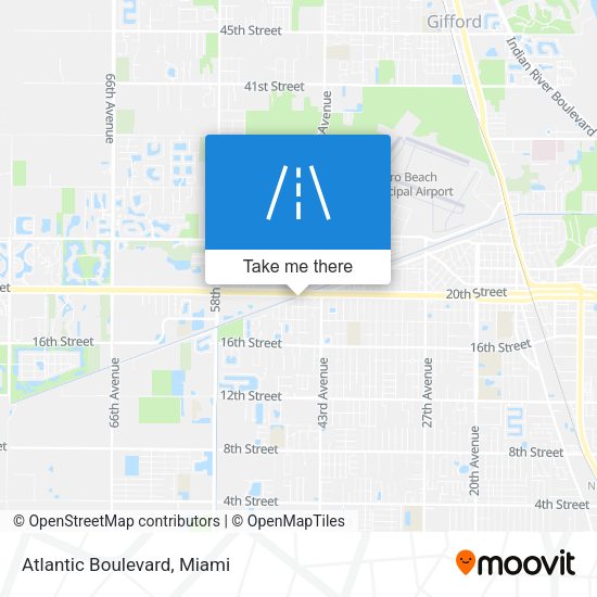 Mapa de Atlantic Boulevard