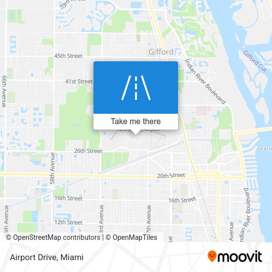 Airport Drive map