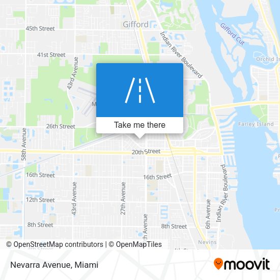 Mapa de Nevarra Avenue