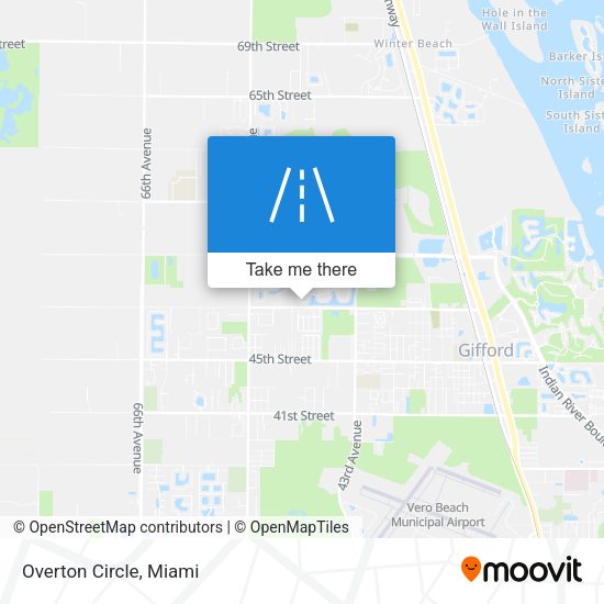 Mapa de Overton Circle
