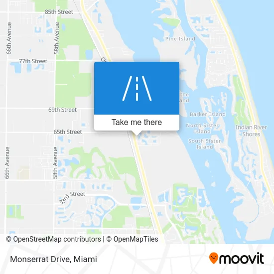 Monserrat Drive map