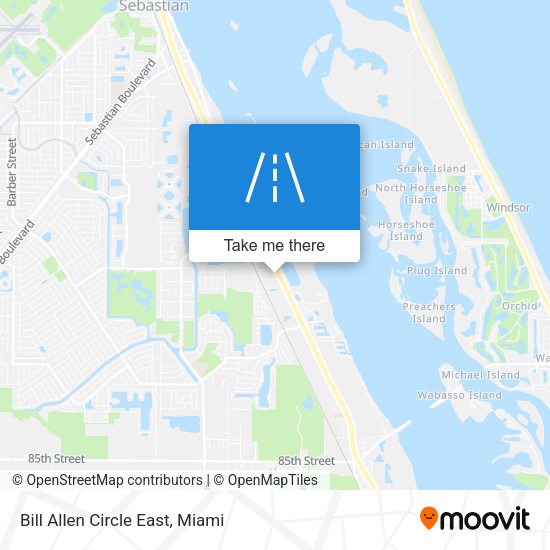 Mapa de Bill Allen Circle East