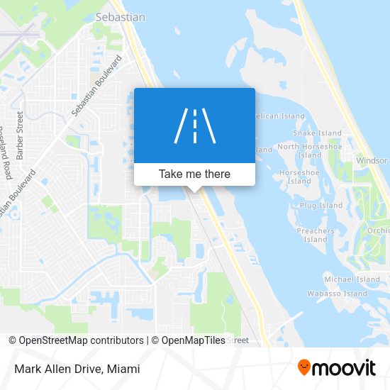 Mark Allen Drive map