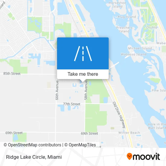 Ridge Lake Circle map