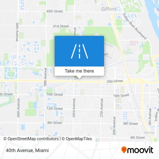 Mapa de 40th Avenue