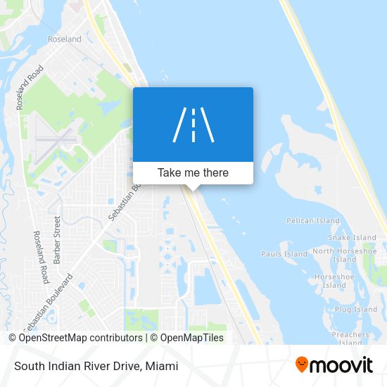 South Indian River Drive map