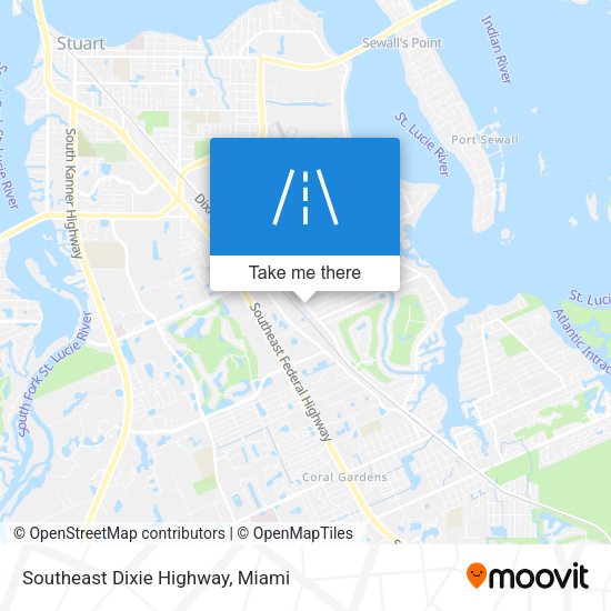 Mapa de Southeast Dixie Highway