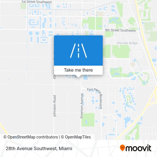 Mapa de 28th Avenue Southwest