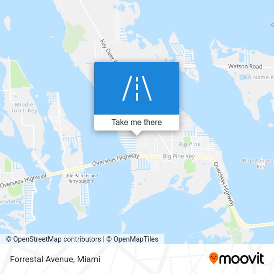 Mapa de Forrestal Avenue