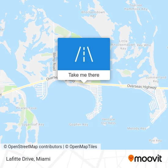Lafitte Drive map