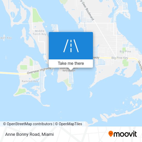 Mapa de Anne Bonny Road