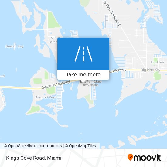 Mapa de Kings Cove Road