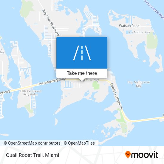 Mapa de Quail Roost Trail
