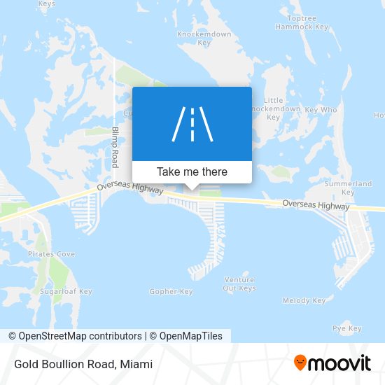 Mapa de Gold Boullion Road
