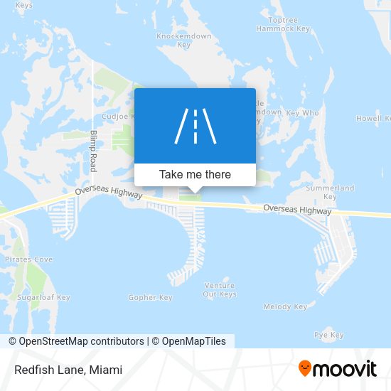 Mapa de Redfish Lane