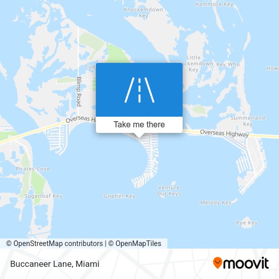 Mapa de Buccaneer Lane