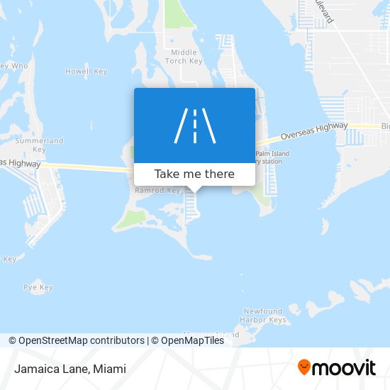 Jamaica Lane map