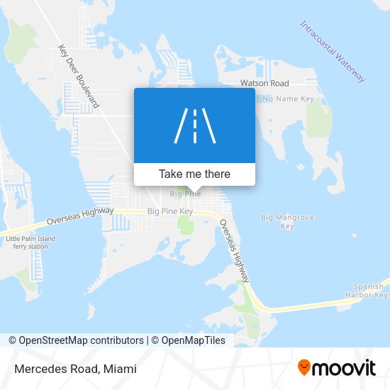 Mapa de Mercedes Road